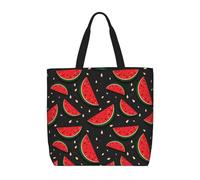 JBJGKHLP Borsa a tracolla unisex con stampa anguria rossa, extra large, riutilizzabile, ecologica