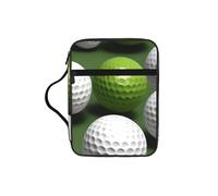 JBJGKHLP Borsa portaoggetti impermeabile con stampa di palline da golf, regalo religioso per uomini e donne, casa, chiesa e viaggi