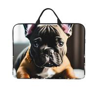JBJGKHLP Borsa portatile per computer portatile da 14 pollici con stampa bulldog francese per scuola ufficio viaggi uso quotidiano