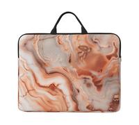 JBJGKHLP Borsa portatile per computer portatile da 14 pollici con stampa in marmo oro rosa per scuola ufficio viaggi uso quotidiano