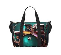 JBJGKHLP Cool Drum Set Stampa Versatile Borsa a Mano Per Uomo Donna Leggero Moda Weekend Viaggi Tote Palestra Waterprooff