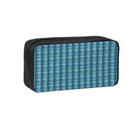 JBJGKHLP Custodia per penne con stampa di pesci volanti nell'oceano, semplice e spaziosa, per cancelleria da ufficio, organizer per penne leggere