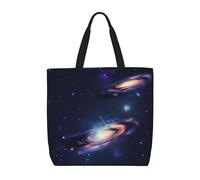 JBJGKHLP Galaxy In The Universe Print Extra-Large Organizer Bag Unisex Spalla Tote Shopping Riutilizzabile Ecologico