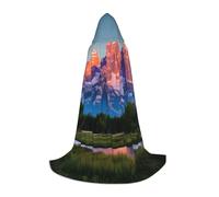 JBJGKHLP Grand Teton National Park Print - Mantello unisex con cappuccio, per carnevale, Halloween, cosplay, Natale, comodo ed elegante