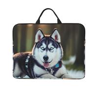 JBJGKHLP Husky Dog Print 14 Pollice Laptop Case Sleeve Computer Borsa Portatile Per Scuola Ufficio Viaggi Uso quotidiano
