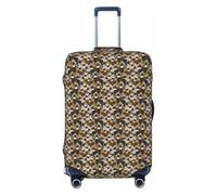 JBJGKHLP Imagen De Pug Stampa Universale Valigia Elastica Bagagli Protector Impermeabile Viaggi Affari Vacanza, Nero , L, Bagaglio a mano