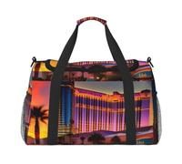 JBJGKHLP Las Vegas Sunset 1 Print Versatile borsa da viaggio a mano pieghevole borsa a tracolla Tote Business Trip Outdoor Carry-On