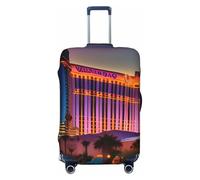 JBJGKHLP Las Vegas Sunset 1 Stampa Valigia Universale Elastico Bagagli Protector Impermeabile Viaggi Affari Vacanza, Nero , XL, Bagaglio a mano