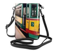 JBJGKHLP lisbon tram modello stampa donna borsa a tracolla elegante borsa per telefono per viaggi uso quotidiano regali pendolari