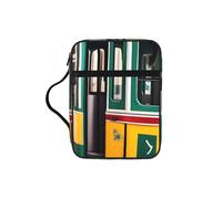 JBJGKHLP Lisbona Tram Pattern Print Bibbia Storage Bag Impermeabile Religioso Regalo per Uomini Donne Casa Chiesa Viaggio
