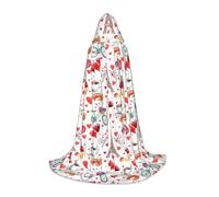 JBJGKHLP Love Paris Tower Bicicletta Cuore Stampa Unisex Cappuccio Mantello Accappatoio Carnevale Halloween Cosplay Natale Confortevole Elegante