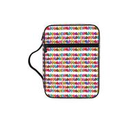 JBJGKHLP Macaron Biscuit Pastries Print Bibbia Storage Bag Impermeabile Regalo Religioso per Uomini Donne Casa Chiesa Viaggio