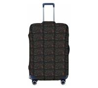 JBJGKHLP Matematica Formula Stampa Valigia Universale Elastico Bagagli Protector Impermeabile Viaggi Affari Vacanza, Nero , M, Bagaglio a mano