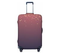 JBJGKHLP Navy Blue Sky and Stars Print Valigia Universale Elastico Bagagli Protector Impermeabile Viaggi Affari Vacanza, Nero , L, Bagaglio a mano