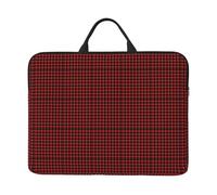 JBJGKHLP Plaid Rosso E Nero Stampa 14 Pollice Del Computer Portatile Del Manicotto Del Computer Borsa Per La Scuola Ufficio Vi