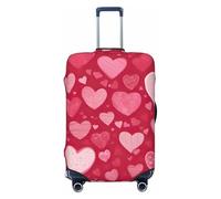 JBJGKHLP Valentine Day Stampa Universale Valigia Elastica Bagagli Protector Impermeabile Viaggio Affari Vacanza, Nero , XL, Bagaglio a mano