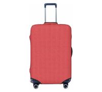 JBJGKHLP Valigie elastiche per valigie, con stampa a pois, colore rosso e bianco, impermeabile, per viaggi d'affari e vacanze, Nero , S, Bagaglio a mano