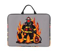 JBJGKHLP Vigile del fuoco Stampa 14 Pollice Caso Del Computer Portatile Del Manicotto Del Computer Borsa Per La Scuola Ufficio