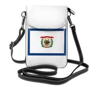 JBJGKHLP West Virginia - Borsa a tracolla da donna con stampa bandiera dello stato del West Virginia, elegante borsa per telefono per viaggi, uso quotidiano, idea regalo