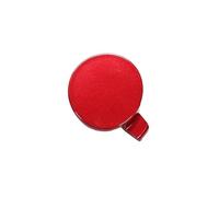 JBJXFAMAY Copertura per Gancio ad Occhiello per Tesla per Model Y 2017 2018 2019-2023 Paraurti Anteriore Auto Gancio di Traino Eye Cover Trim Tappo del Rimorchio(Rosso)