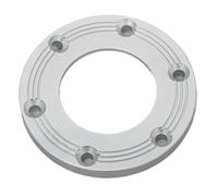 JBJXFAMAY Estensione del Cambio Anello di Fissaggio per Il Bordo Coperchio Pulsante del Clacson per Volante di Auto d'Epoca Diametro Interno 74 Mm(Argento)