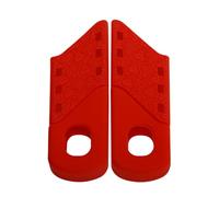JBJYGSG 2 Paia di coperture protettive for pedivelle for Bicicletta, universali, in Silicone, for Mountain Bike, Protezioni for pedivelle da Ciclismo su Strada per Mountain Bike(Red)