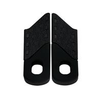 JBJYGSG 2 Paia di coperture protettive for pedivelle for Bicicletta, universali, in Silicone, for Mountain Bike, Protezioni for pedivelle da Ciclismo su Strada per Mountain Bike(Black)