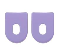 JBJYGSG 2 Paia di guarniture for Mountain Bike, AntiGraffio, in Silicone, for Bici da Corsa a Scatto Fisso, Protezione for guarniture per Mountain Bike(Purple)