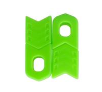 JBJYGSG 2 Paia di Protezioni for pedivelle da Bici da Strada, Protezioni for pedivelle in Silicone, Protezioni Antipolvere per Mountain Bike(Green)