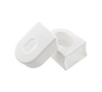JBJYGSG 2 Paia di Protezioni for pedivelle in Silicone for Bici da Corsa, Protezioni for pedivelle for Bici da Corsa, Manicotti di Protezione for pedivelle per Mountain Bike(White)
