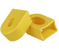 JBJYGSG 2 Paia di Protezioni for pedivelle in Silicone for Bicicletta, Guaina in Silicone for Pedali, Custodia Protettiva for Bici da Strada, Accessori for Ciclismo per Mountain Bike(2Pairs Yellow)
