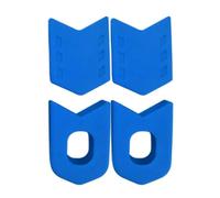 JBJYGSG 2 Paia di Protezioni in Silicone for pedivelle for Bicicletta, universali, for guarniture, Accessori for Bici da Strada e Mountain Bike per Mountain Bike(Type A - Blue)