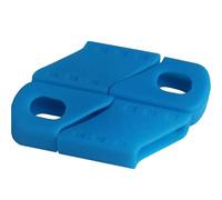 JBJYGSG 2 Paia di Protezioni in Silicone for pedivelle for Bicicletta, universali, for guarniture, Accessori for Bici da Strada e Mountain Bike per Mountain Bike(Type B - Blue)