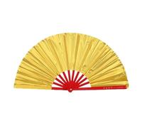 JBJYGSG 2 Pezzi Tai Chi Kung Fu Fan Yoga Ventaglio in Osso di plastica da palco Pieghevole per Estate, Matrimonio E Festa(Color 06)