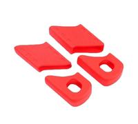 JBJYGSG 2 Set di Protezioni for pedivelle da Bici da Strada, Protezioni for pedivelle in Silicone, Protezioni for pedivelle per Mountain Bike(Xie Red)