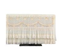 JBJYGSG Copertura Per Tv Lace LCD TV Cover 42 Inches Curved Surface 55 Inches Don't Take It Off Television Cover(Style 01,200 * 180cm)