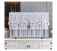 JBJYGSG Copertura Per Tv TV Cover Can Be Turned on Without Remove The TV Cover Hanging Desktop Thin LCD Protective Cover with Lace Simple(Color 04,109x63cm)