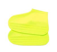 JBJYGSG Copriscarpe impermeabili in silicone, unisex, for stivali da pioggia, riutilizzabili, for interni ed esterni, for le giornate di pioggia.(Yellow Rubber,L - 29 cm)