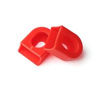 JBJYGSG Custodia Protettiva in Silicone for Pedali e guarniture, Protezione for pedivelle in Silicone for Bicicletta, Accessori for Ciclismo su Strada e Montagna per Mountain Bike(Red)
