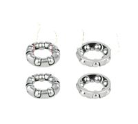 JBJYGSG Mozzo Forcella for Bicicletta con Fermi a Sfera da 4 Pezzi | Cuscinetto del movimento centrale Pedale della bici Scooter Asse Mandrino Bracciale Parti trattate termicamente