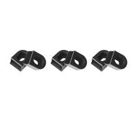 JBJYGSG Protezione for pedivella in Silicone for Bicicletta, Accessori for Ciclismo su Strada e Montagna, Custodia Protettiva for pedivella per Mountain Bike(Black-3pairs)