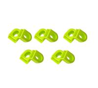 JBJYGSG Protezione for pedivella in Silicone for Bicicletta, Accessori for Ciclismo su Strada e Montagna, Custodia Protettiva for pedivella per Mountain Bike(Green-5pairs)