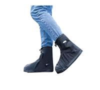JBJYGSG Rain Boots Waterproof Overshoes With Drawstring Strap Reusable Shoes Rainy Day Walking Protection Footwear Cover(M)
