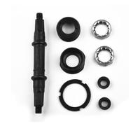 JBJYGSG Set di assali for Movimento Centrale for Bicicletta | For componenti ciclistici con supporto for cuscinetti a tazza, foro quadrato in acciaio multi-dimensione da 68 mm