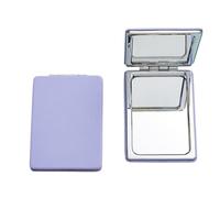 JBJYGSG Specchietto Da Borsetta Specchio da trucco portatile, carino, mini in PU, ingranditore, pieghevole, doppio, piccolo, tascabile, for il viaggio(Purple)