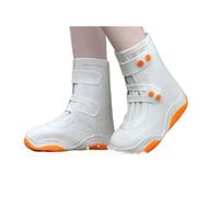 JBJYGSG Waterproof Shoe Covers Silicone Unisex Rain Boot Covers Thickened Wear-Resistant(Orange,L)