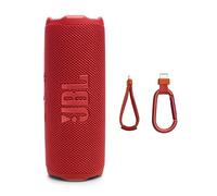 JBL Flip 7 Speaker Bluetooth Portatile Wireless, 16 Ore di Autonomia, Impermeabile IP68, Resistente alla Polvere e Antiurto, Suono Pro con AI Boost, Connessione Multi-Speaker Auracast, Rosso