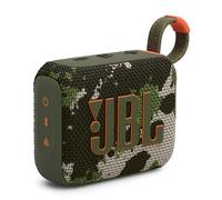 JBL Altoparlante Bluetooth GO4, ricarica USB C, IP67 antipolvere, impermeabile, compatibile con app, radiatore passivo, portatile, quadrato, JBLGO4SQUAD