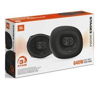 JBL Stage3 Gen2 968M Coppia Altoparlanti Auto Coassiali a 3 Vie, 6x9 Pollici (152x230 mm), 105W RMS / 640W Picco, Tecnologia Woofer Plus One™, Tweeter PEI, Impedenza 3 Ohm,