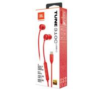 Jbl Auricolare Originale Pure Bass 310c Usb-c Red Per Samsung Galaxy S26+ S947